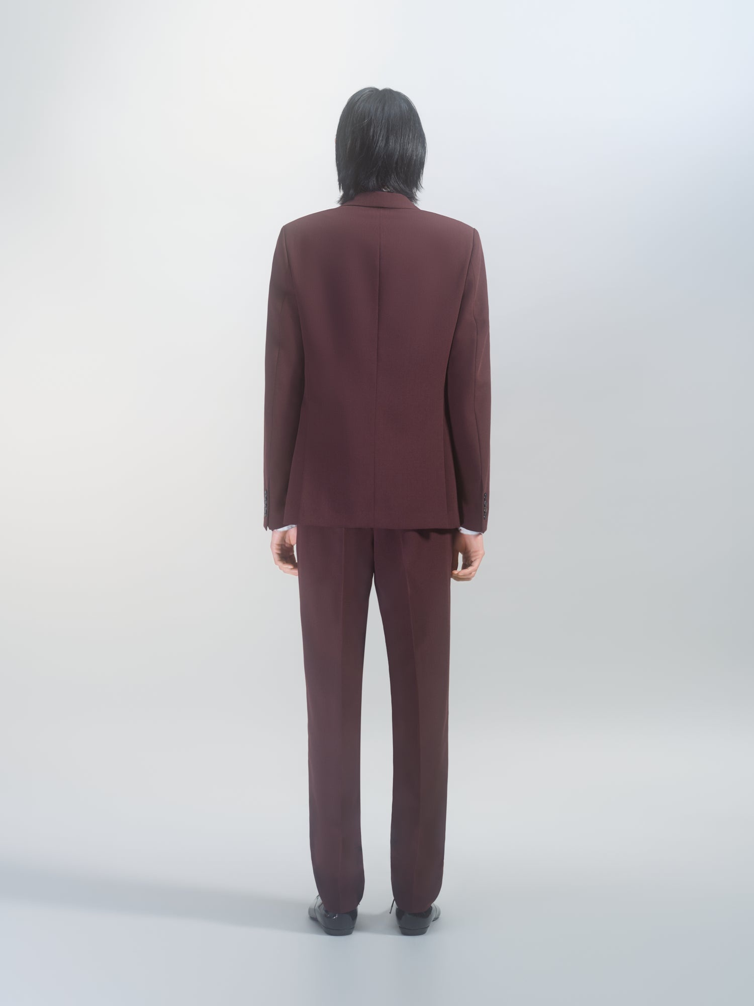 SLIM FIT WOOL SUIT - 4