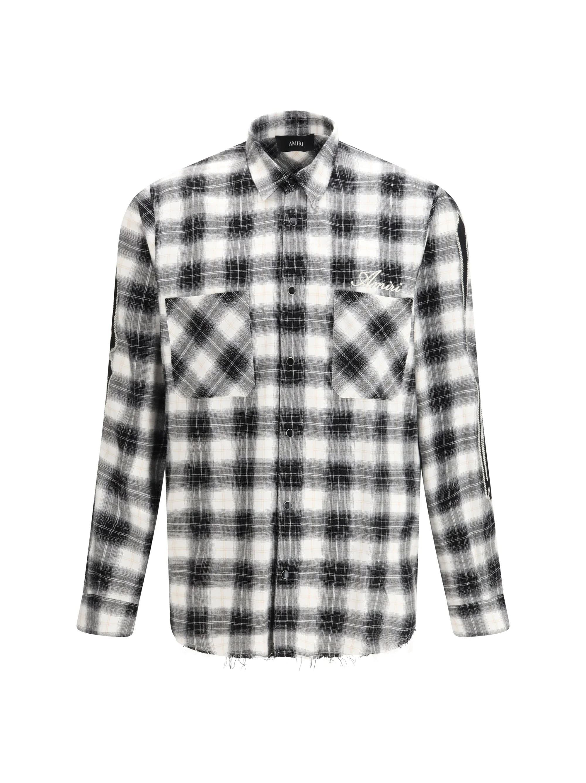 Amiri Men Bones Flannel Overshirt - 1