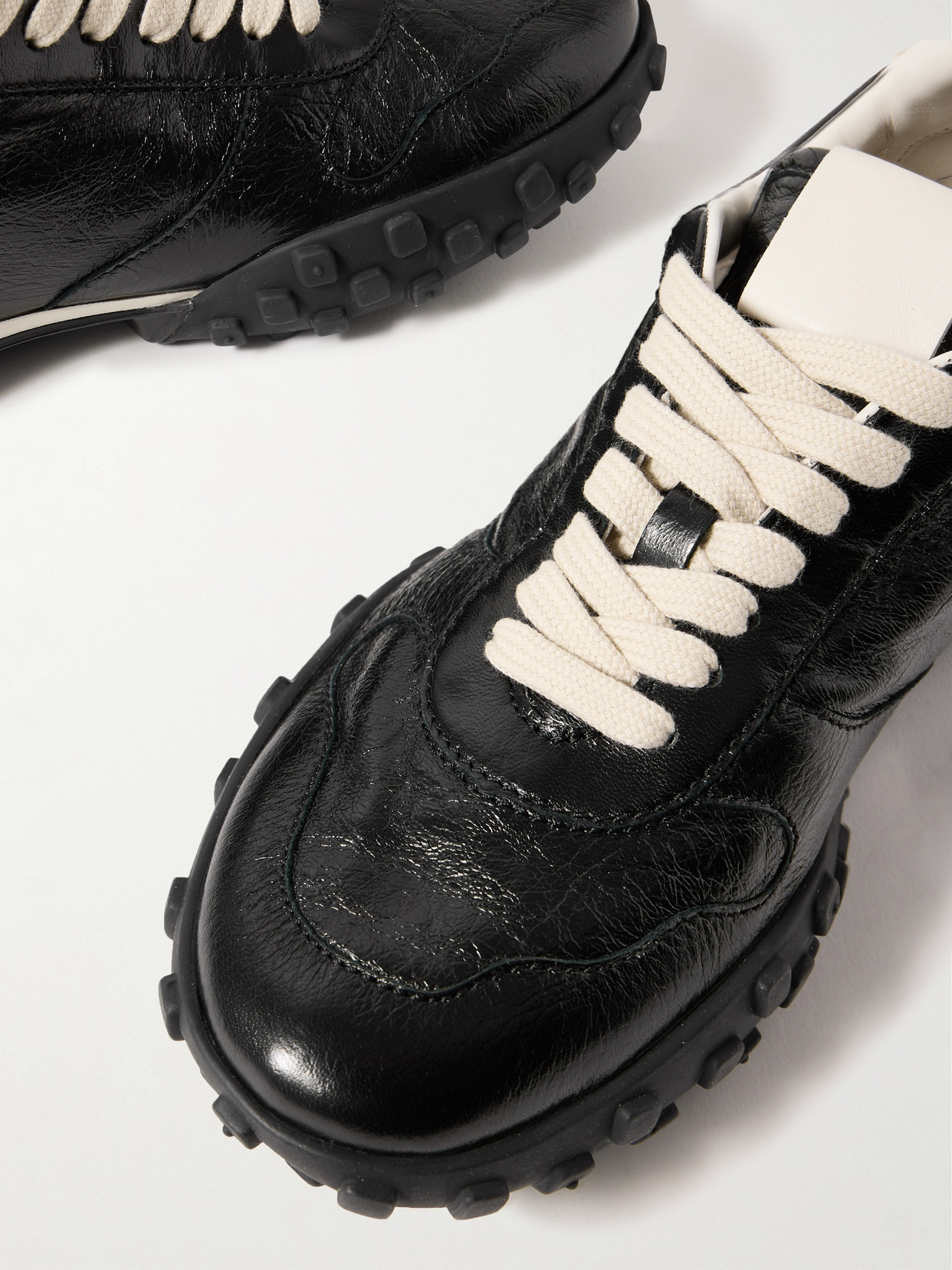 Leather Sneakers - 4