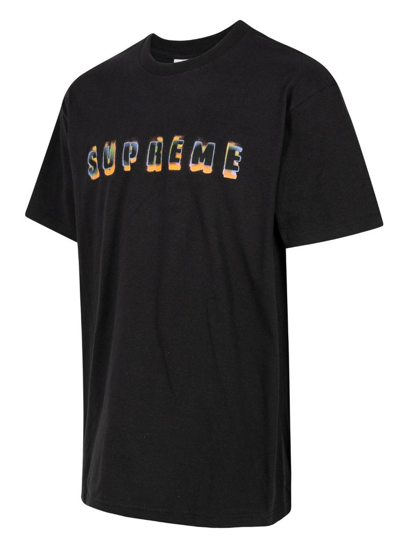Supreme Stencil logo-print cotton T-shirt outlook