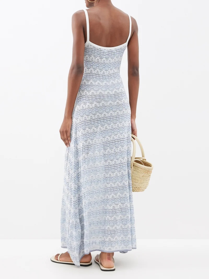 Palais open-knit maxi dress - 4