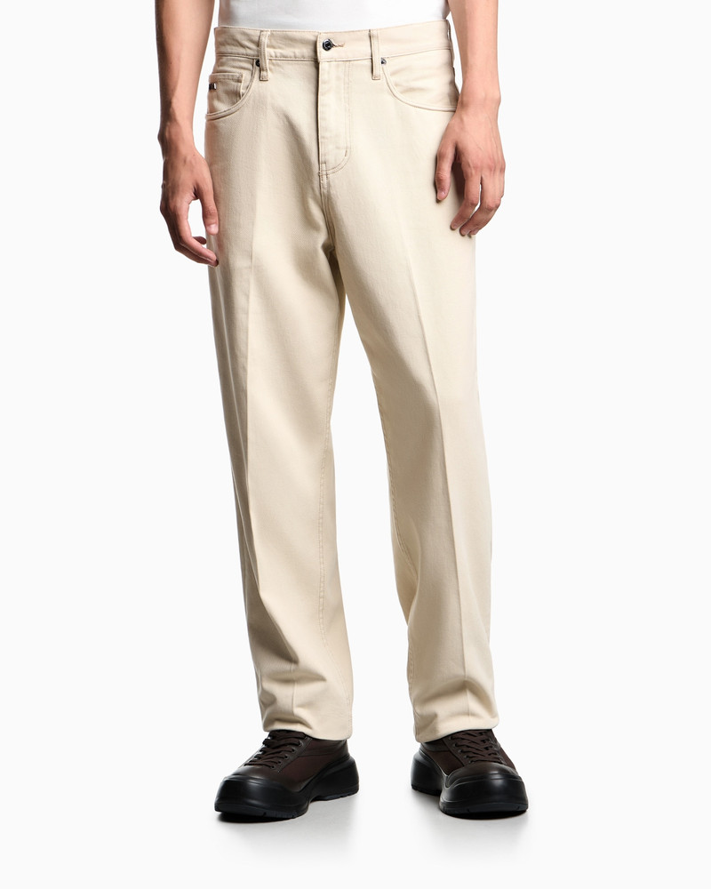 EMPORIO ARMANI J73 LOOSE-FIT JEANS IN COTTON BULL outlook