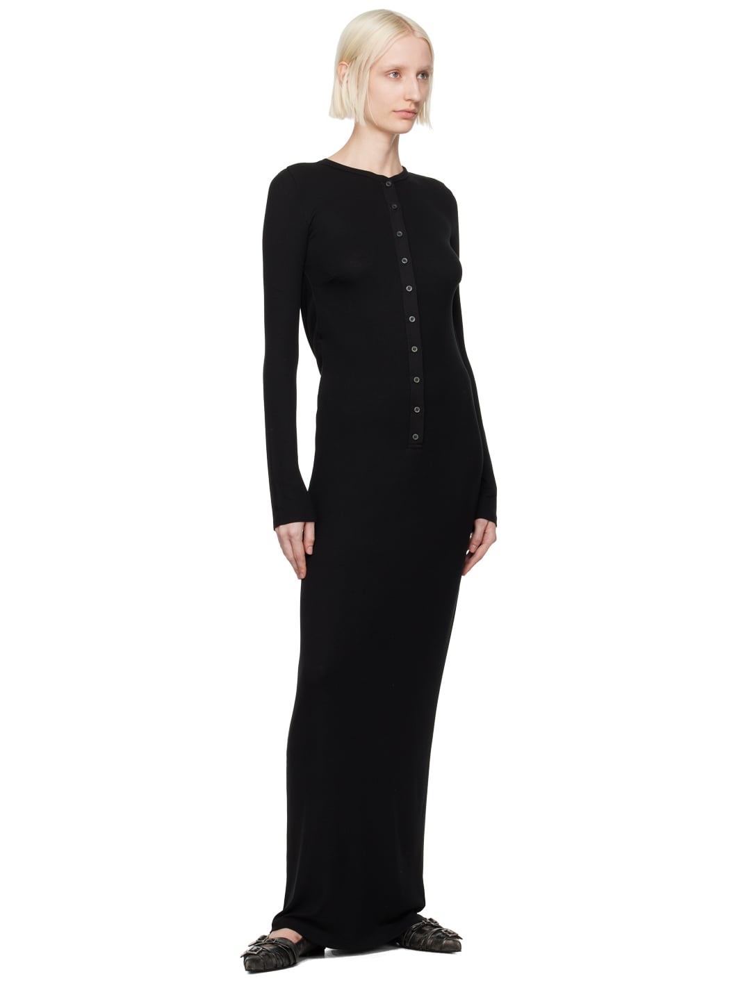 Black Harness Maxi Dress - 4