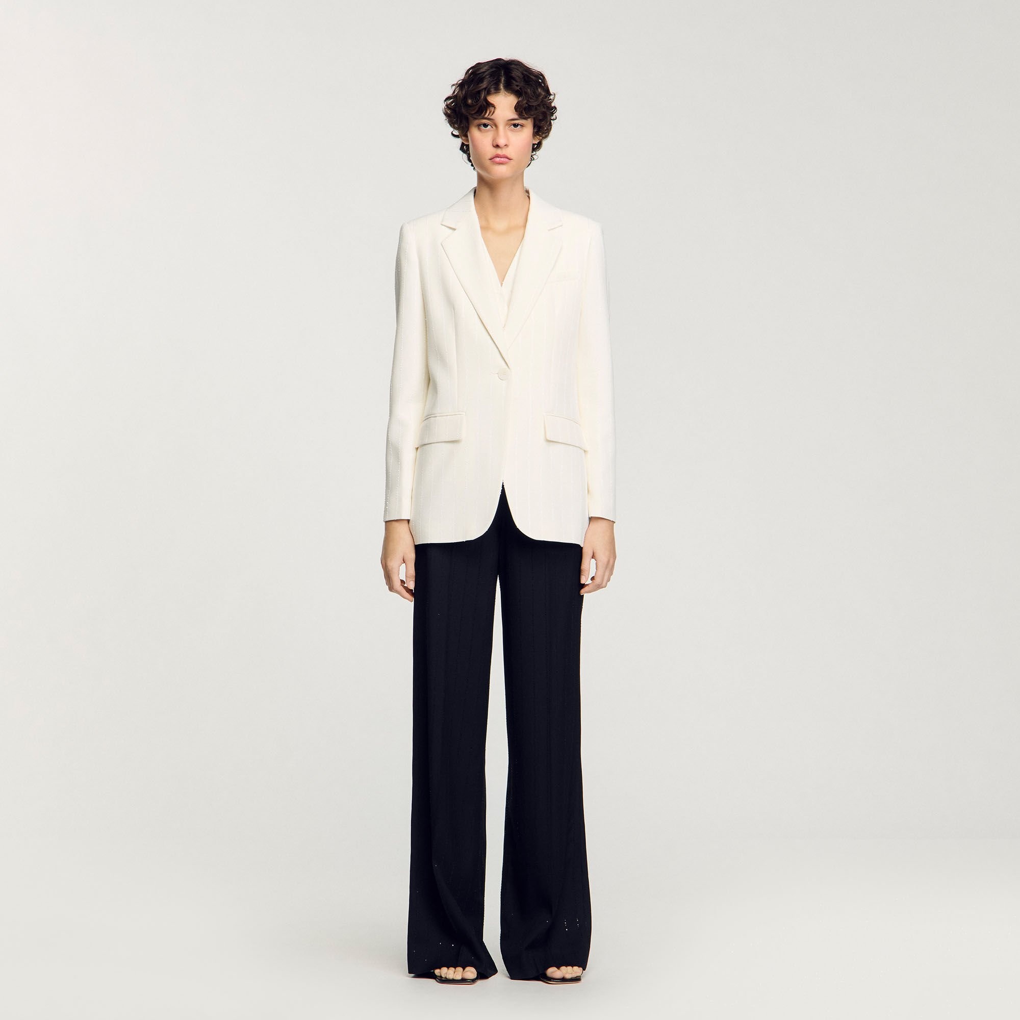 SEQUINNED SUIT JACKET - 1