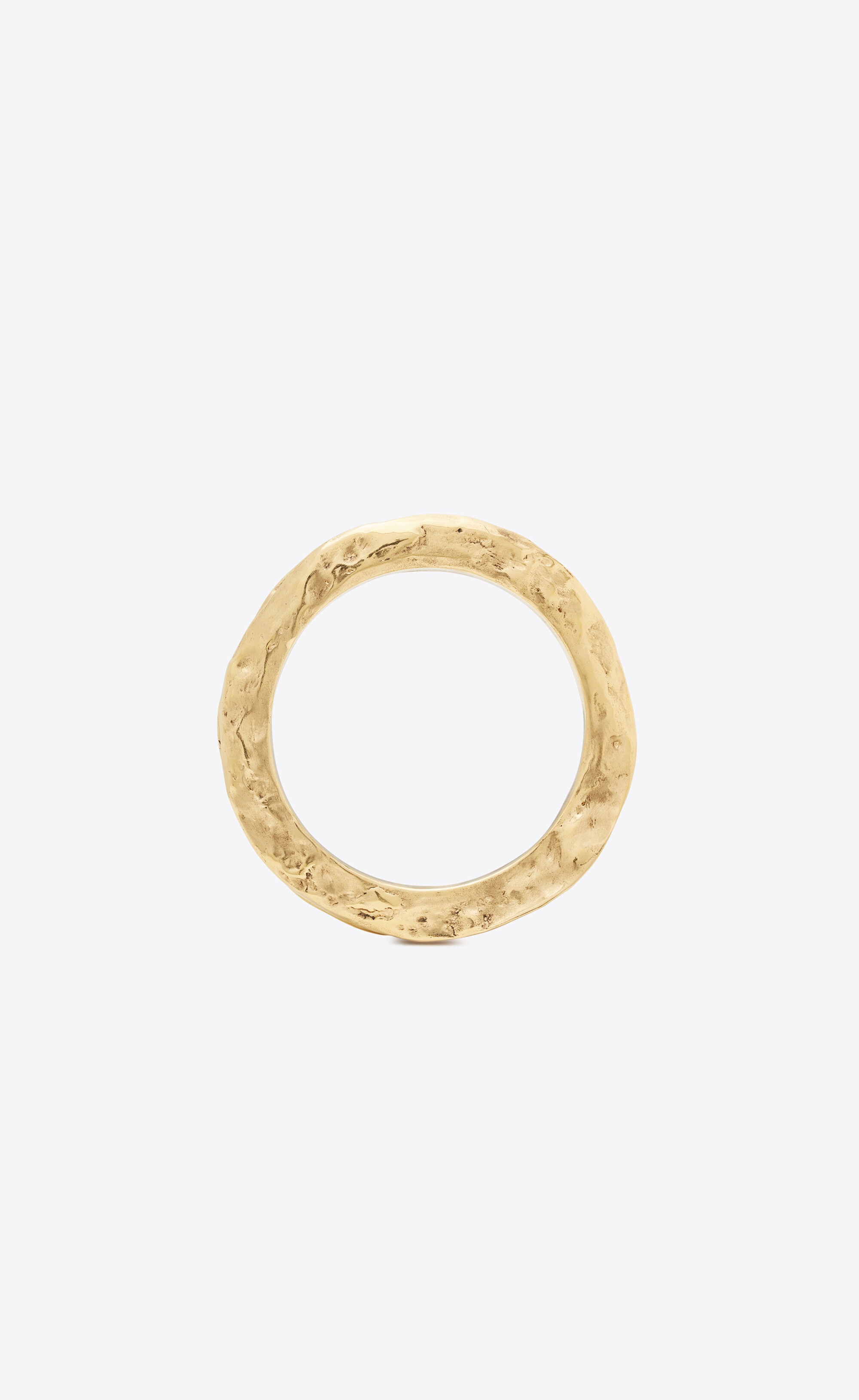 thin textured bangle in metal - 2