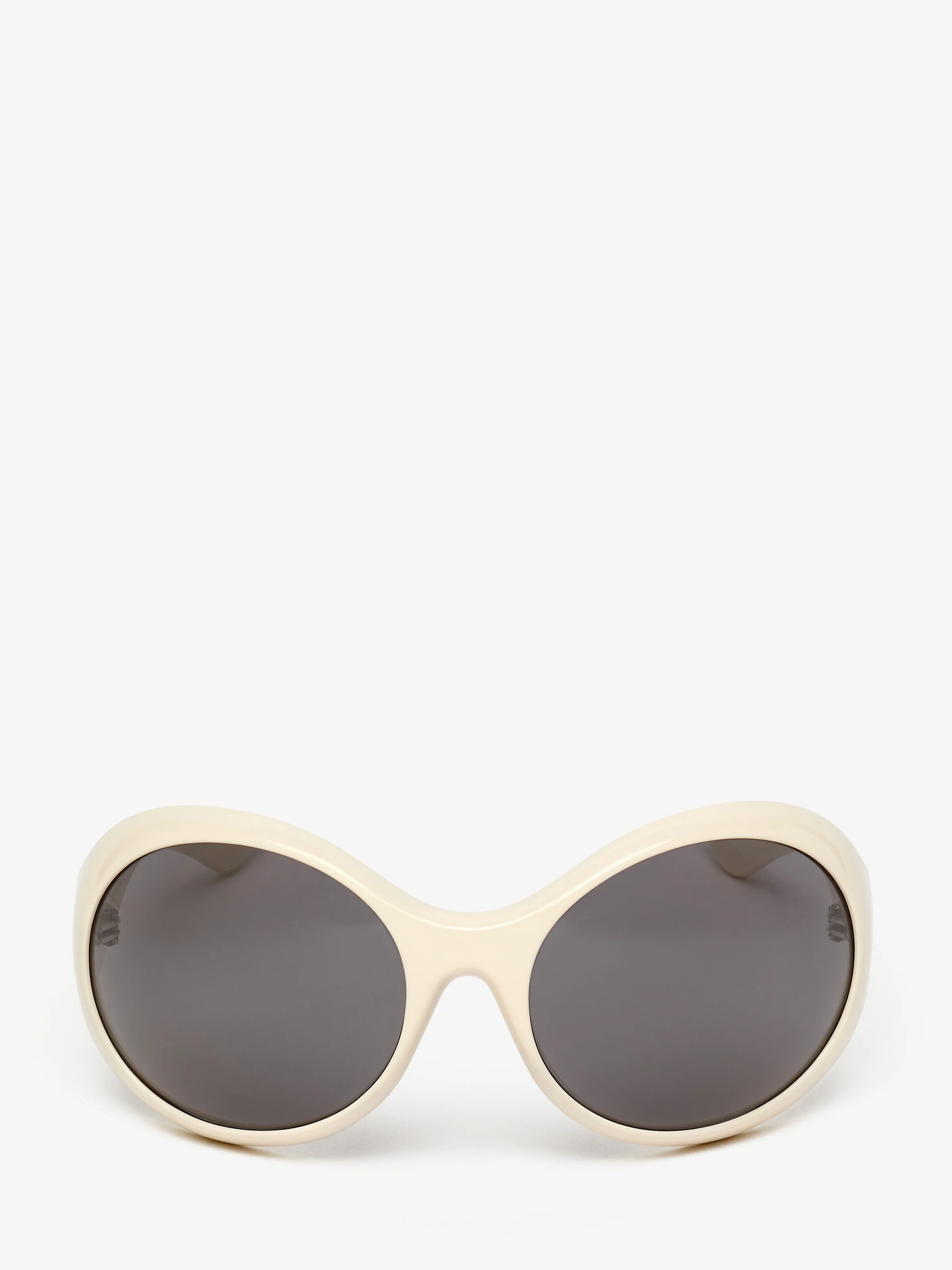 Kate Round Sunglasses in Ivory - 1