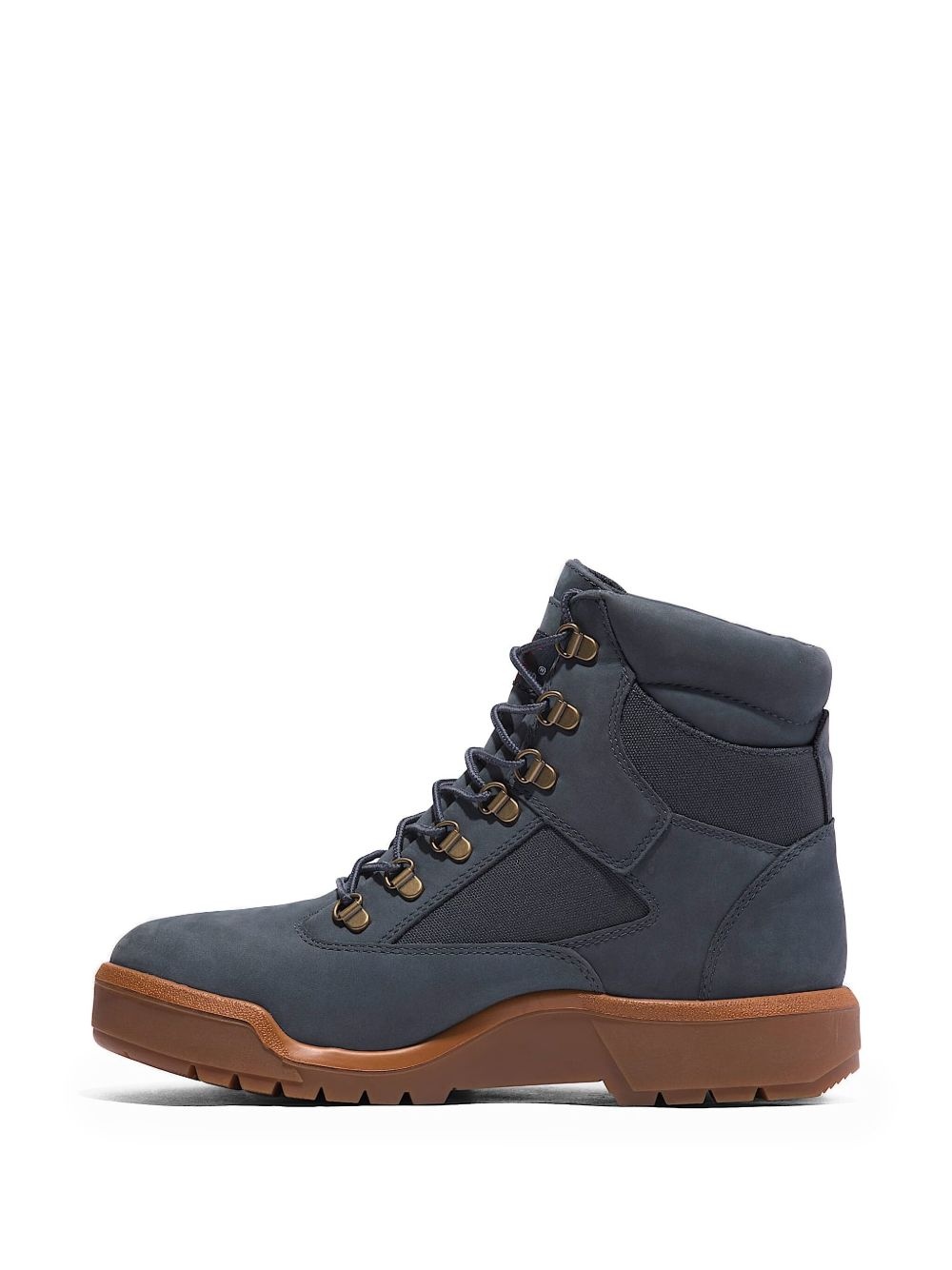 6 Inch Waterproof Field "Dark Blue Nubuck" boots - 7