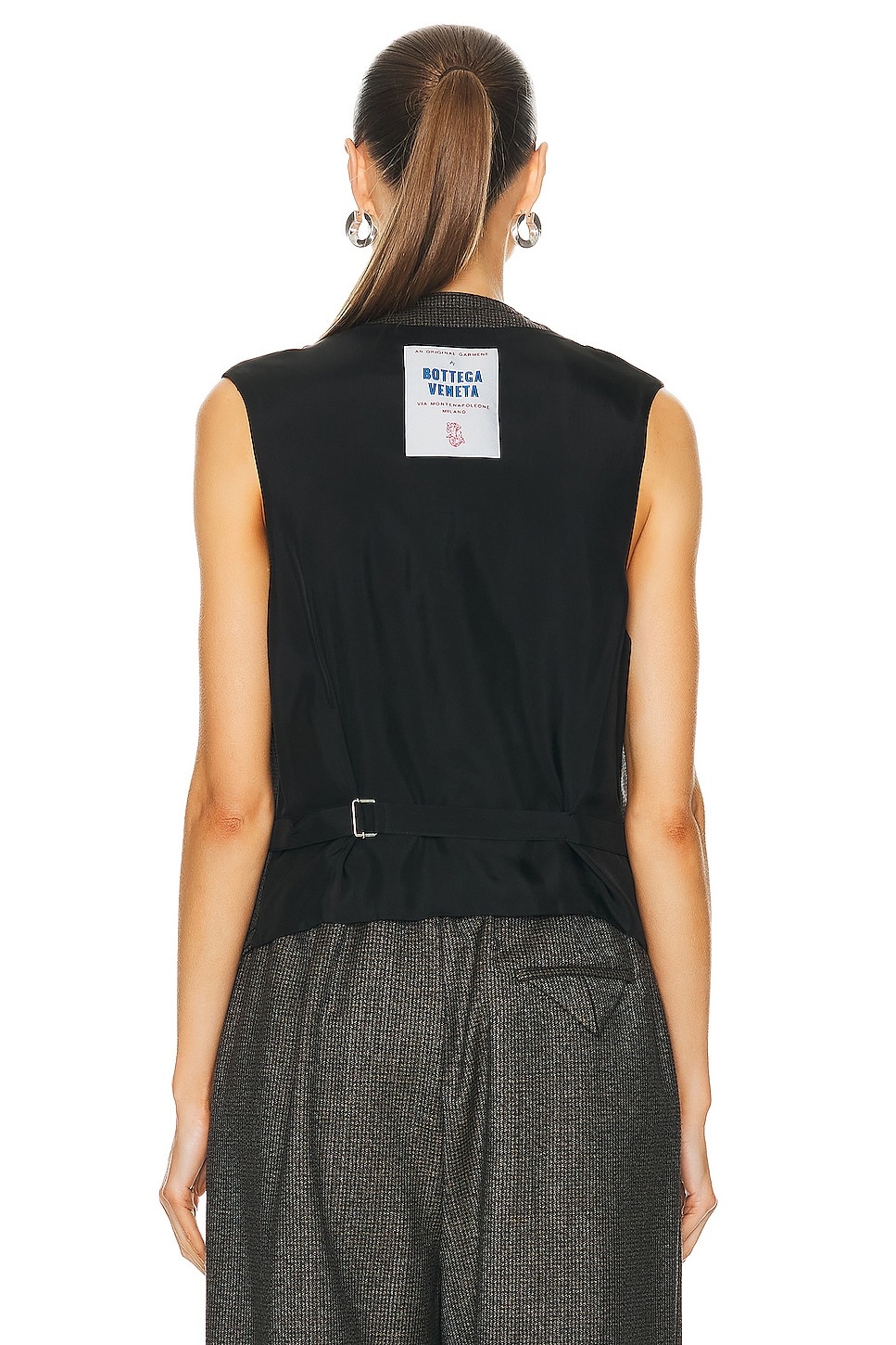 Classic Wool Houndstooth Vest - 3