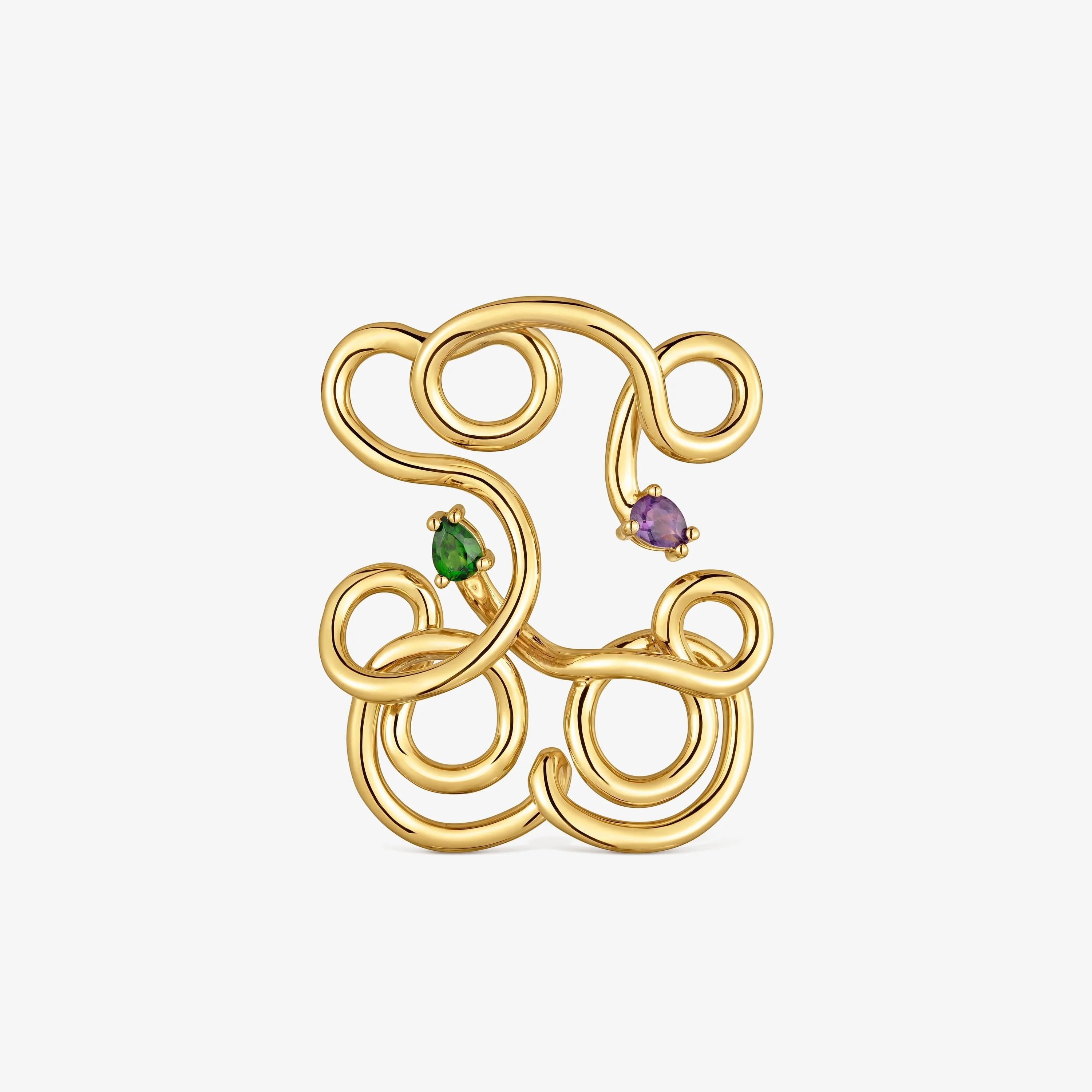 Bear Pendant with 18kt gold vermeil and gemstones TOUS Lio - 1
