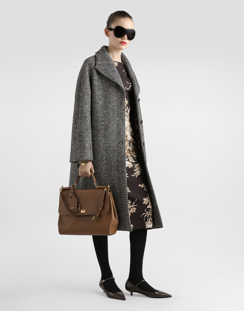 Dolce & Gabbana Long chevron coat outlook