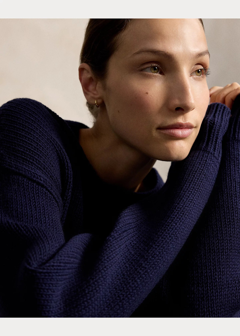 Relaxed Fit Wool Letter Sweater 8