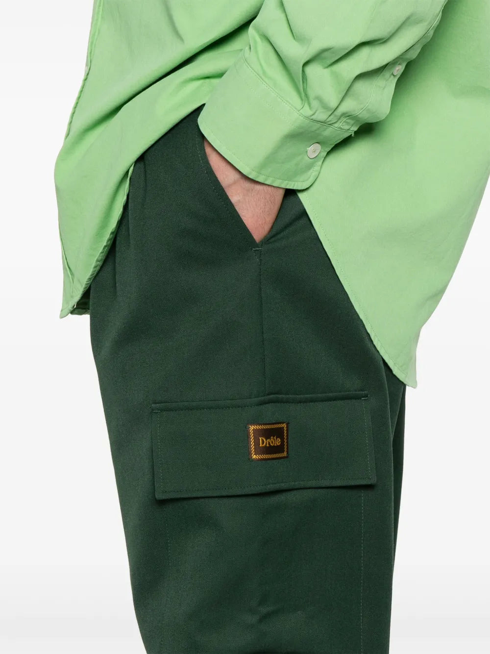 Pantalon cargo en laine - 7