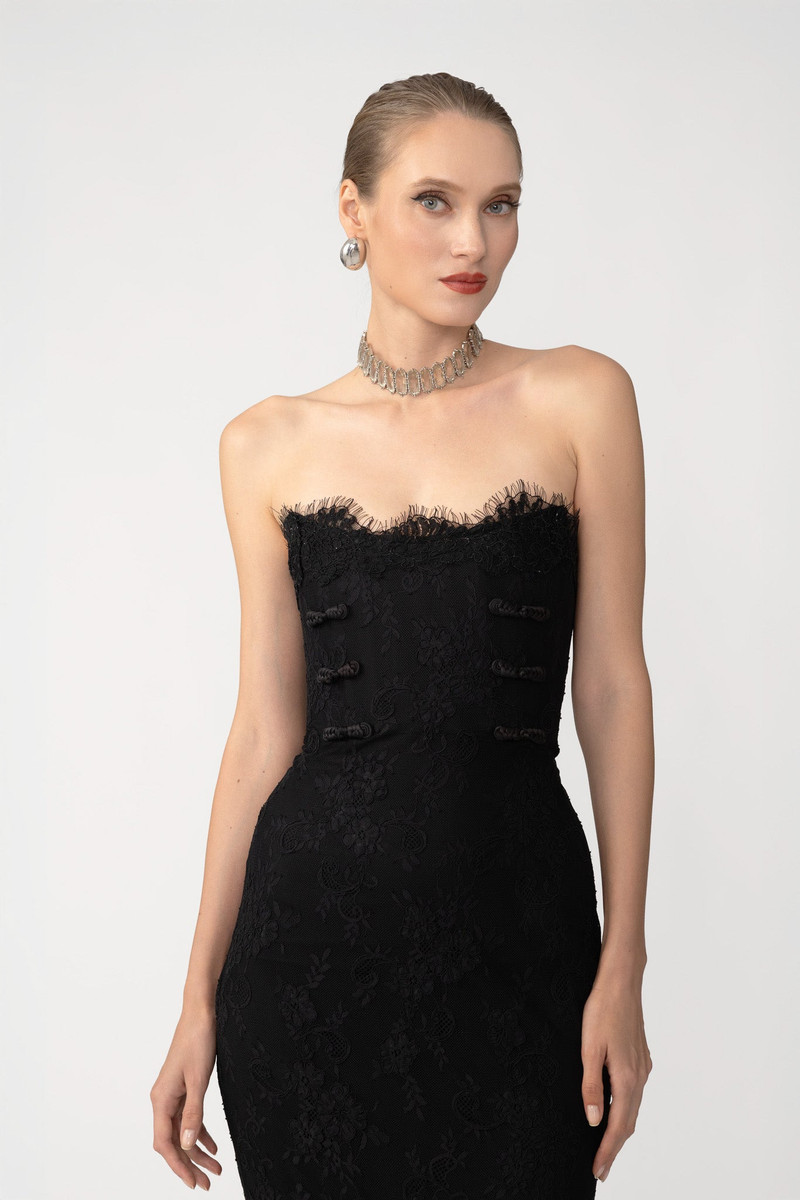 SOFINA LACE MIDI DRESS 3