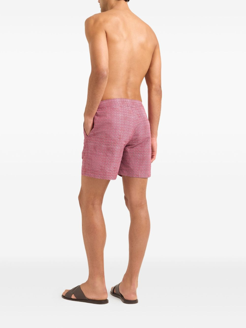 Bulldog ripcord-print swim shorts - 3