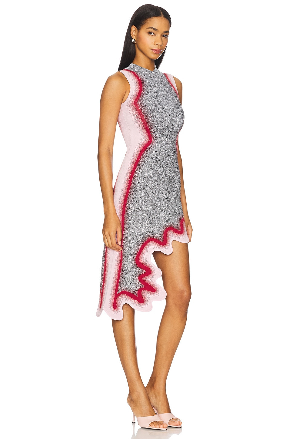 Hailey Reflective Wavy Dress - 2