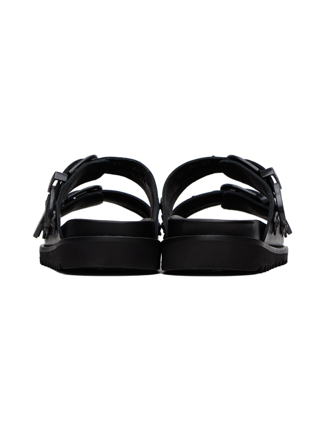 SSENSE Exclusive Black Buckle Sandals - 2