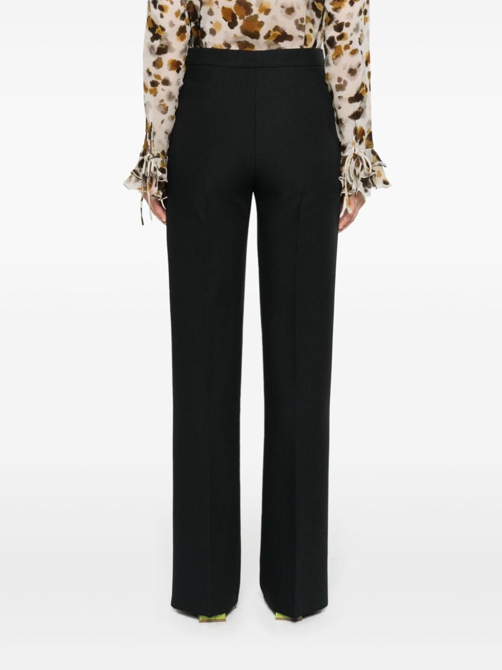 mid-rise tailored trousers - 4