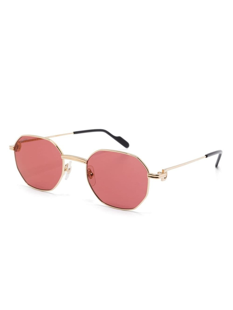 Cartier octagonal-frame sunglasses outlook
