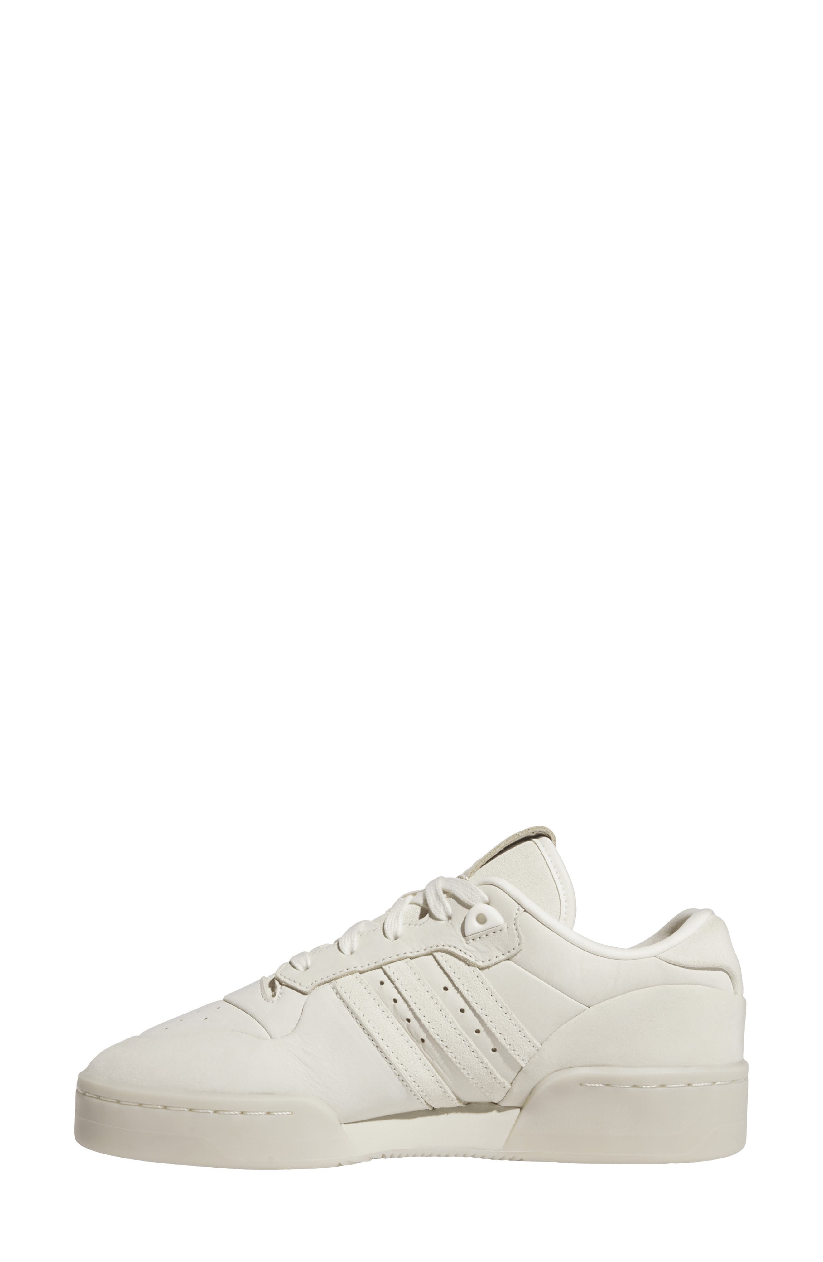 adidas Rivalry Lux Low Top Basketball Sneaker in Cream/cream/alumina at Nordstrom - 6