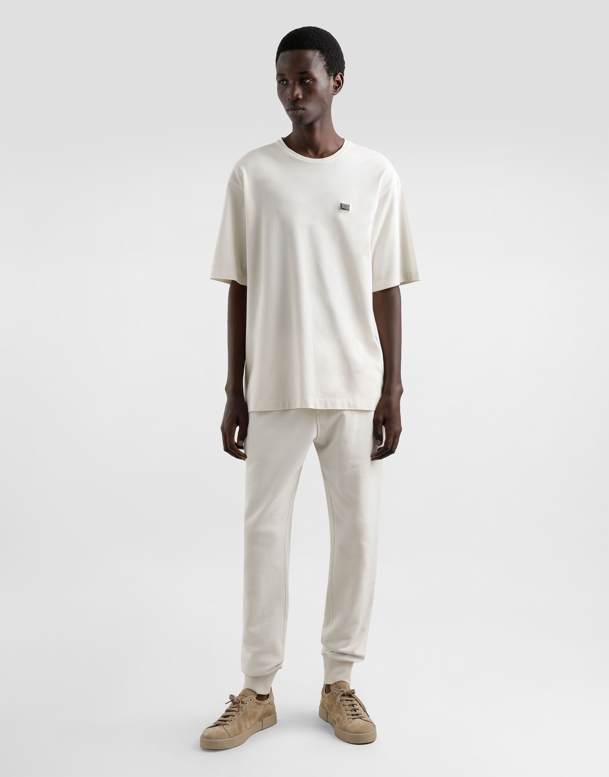 Cotton T-shirt with tag - 2