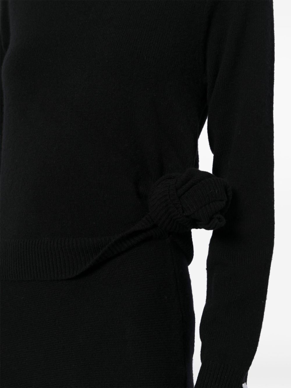 asymmetric knitted dress - 5