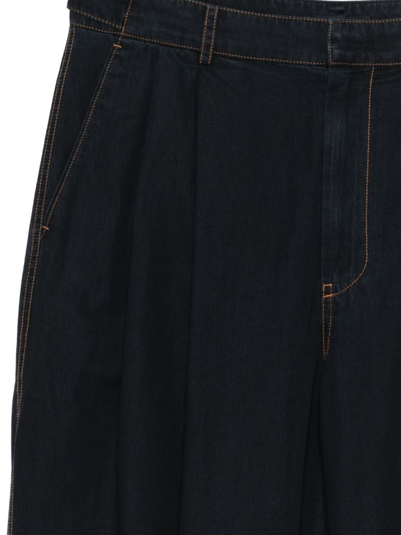 pleat-detail jeans 3