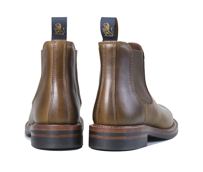 LK-027 Chelsea Boot Horween CXL Dark Olive - 5