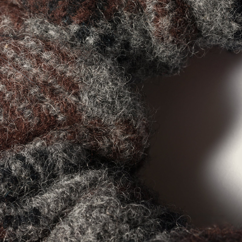 Miu Miu Plaid wool scrunchie outlook