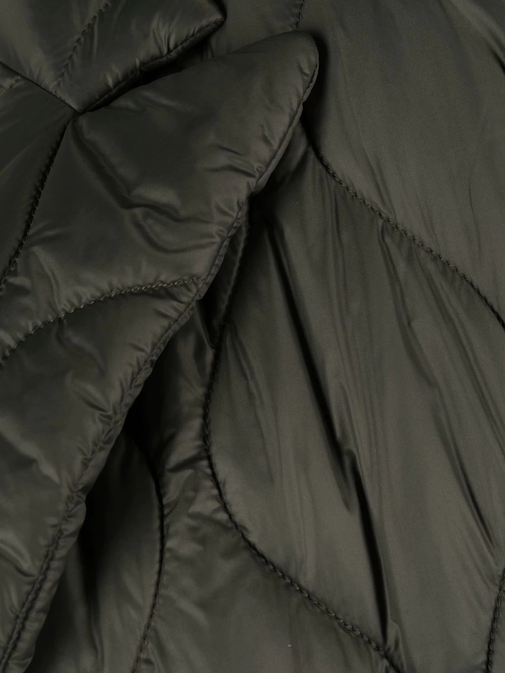 double-breasted quilted coat - 7