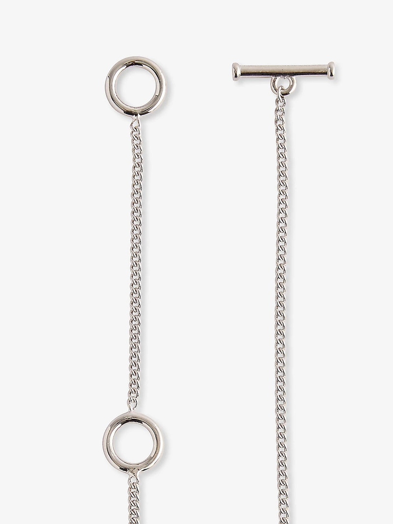 Ruby Silver-Tone Metal Pendant Necklace 4