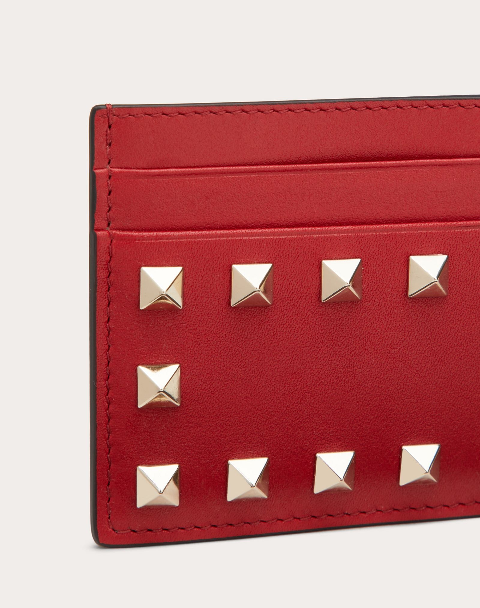 Rockstud Calfskin Cardholder - 2