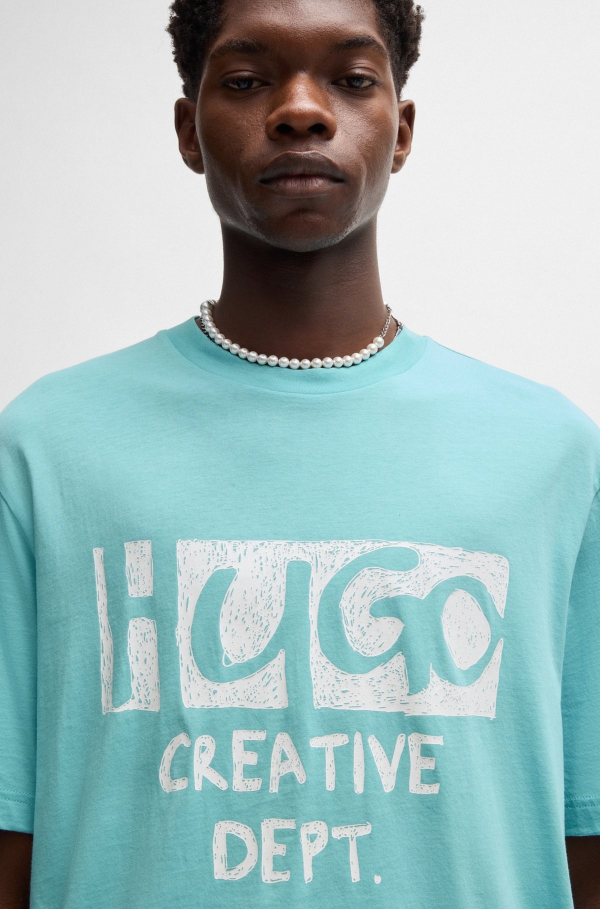 COTTON-JERSEY T-SHIRT WITH LOGO ARTWORK - 3