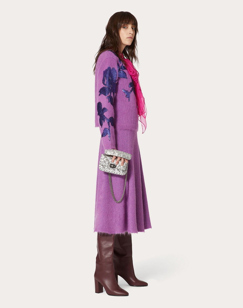 Valentino Embroidered Mohair Wool Polyamide Sweater outlook