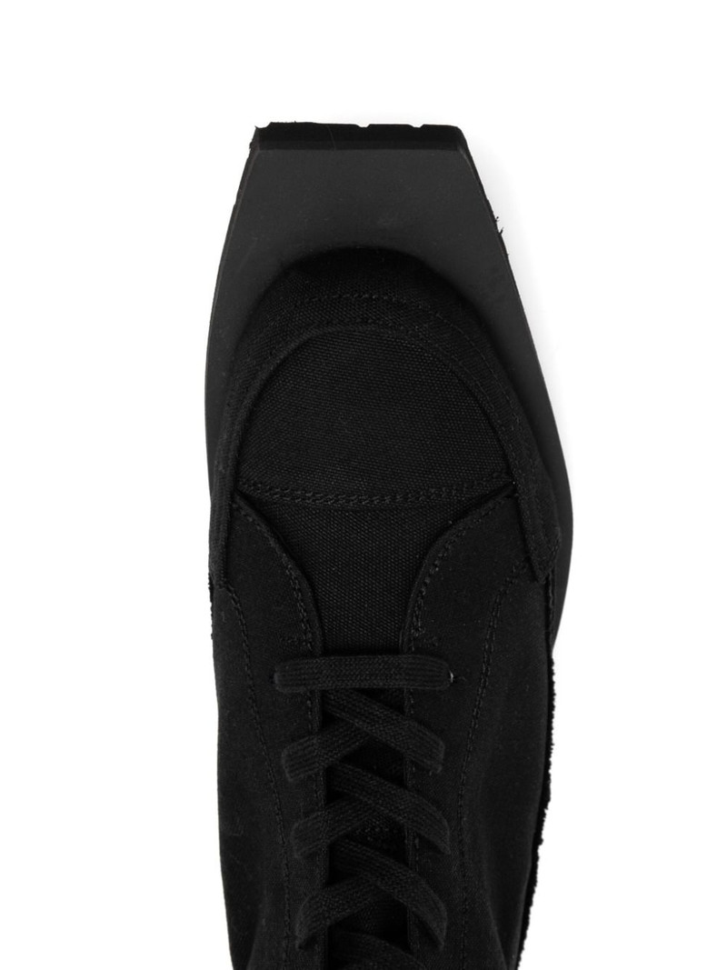 hi-top lace-up shoes 4