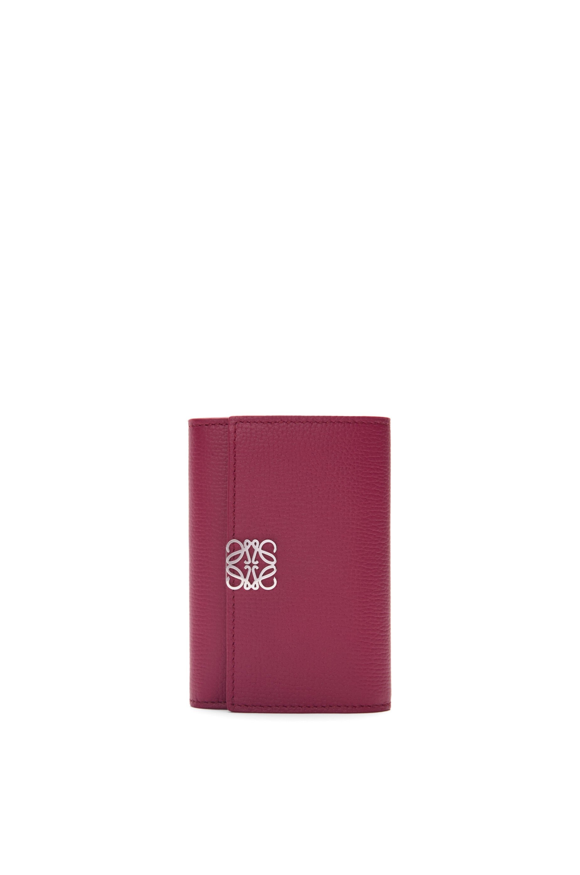 Loewe Anagram small vertical wallet in pebble grain calfskin | REVERSIBLE