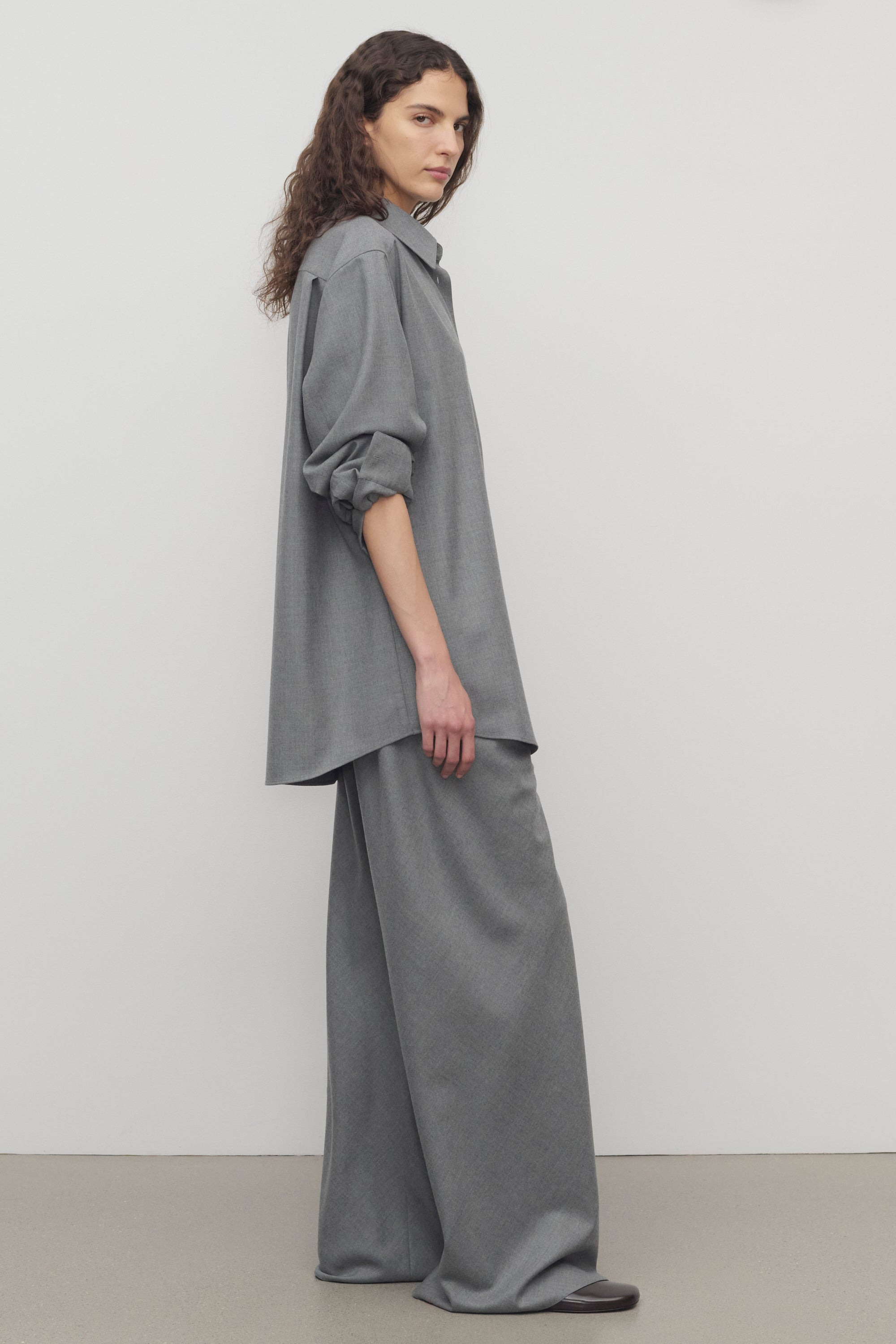 Gala Pant in Virgin Wool - 4