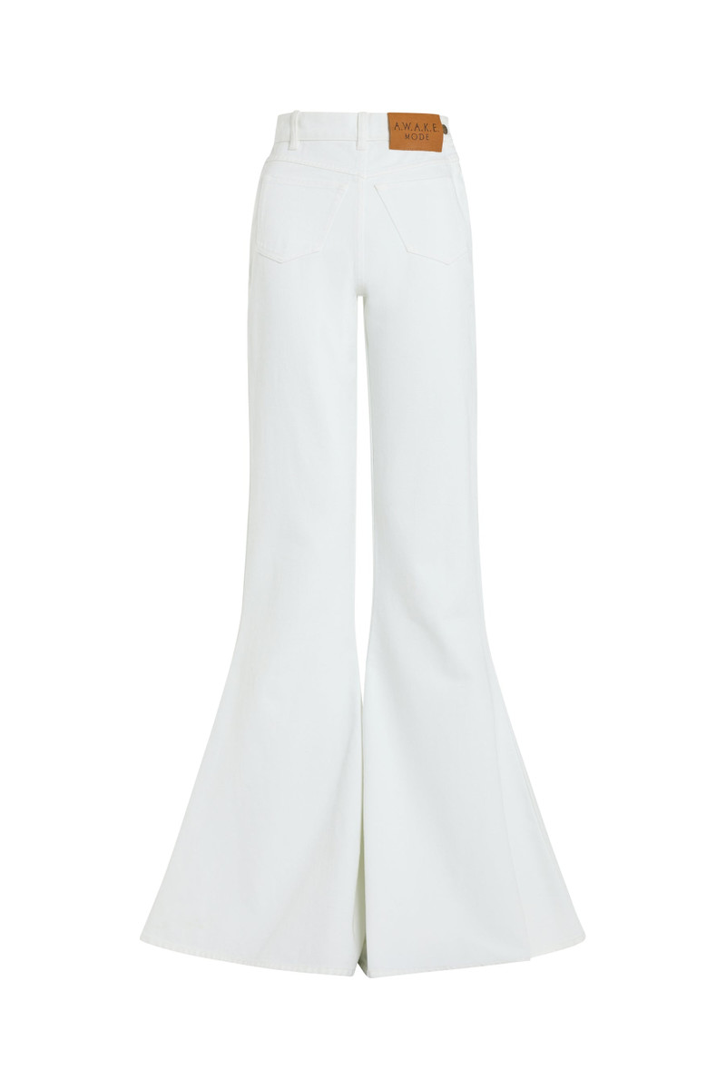 FLARED MIRROR JEANS WHITE 7