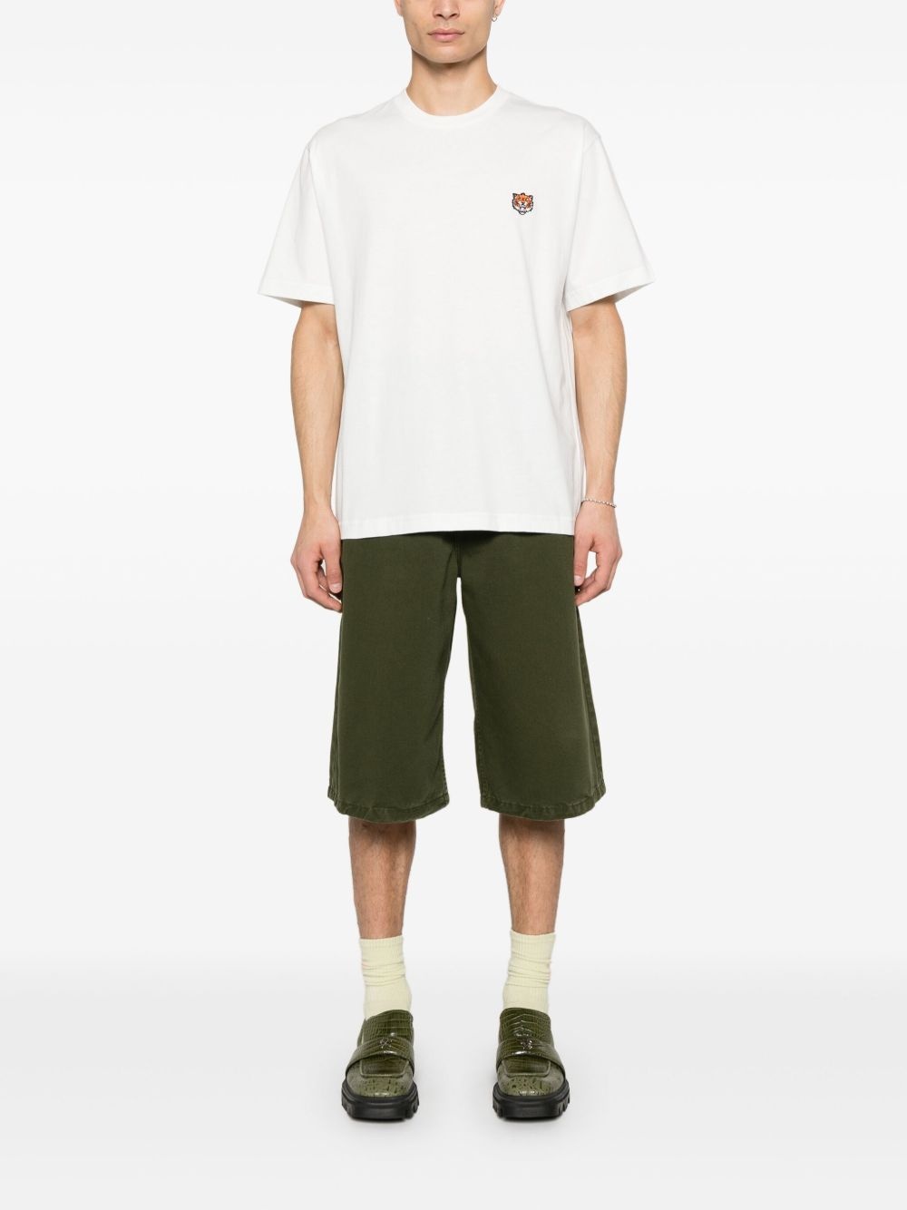 Kenzo Men Happy Tiger Cotton T-Shirt - 4