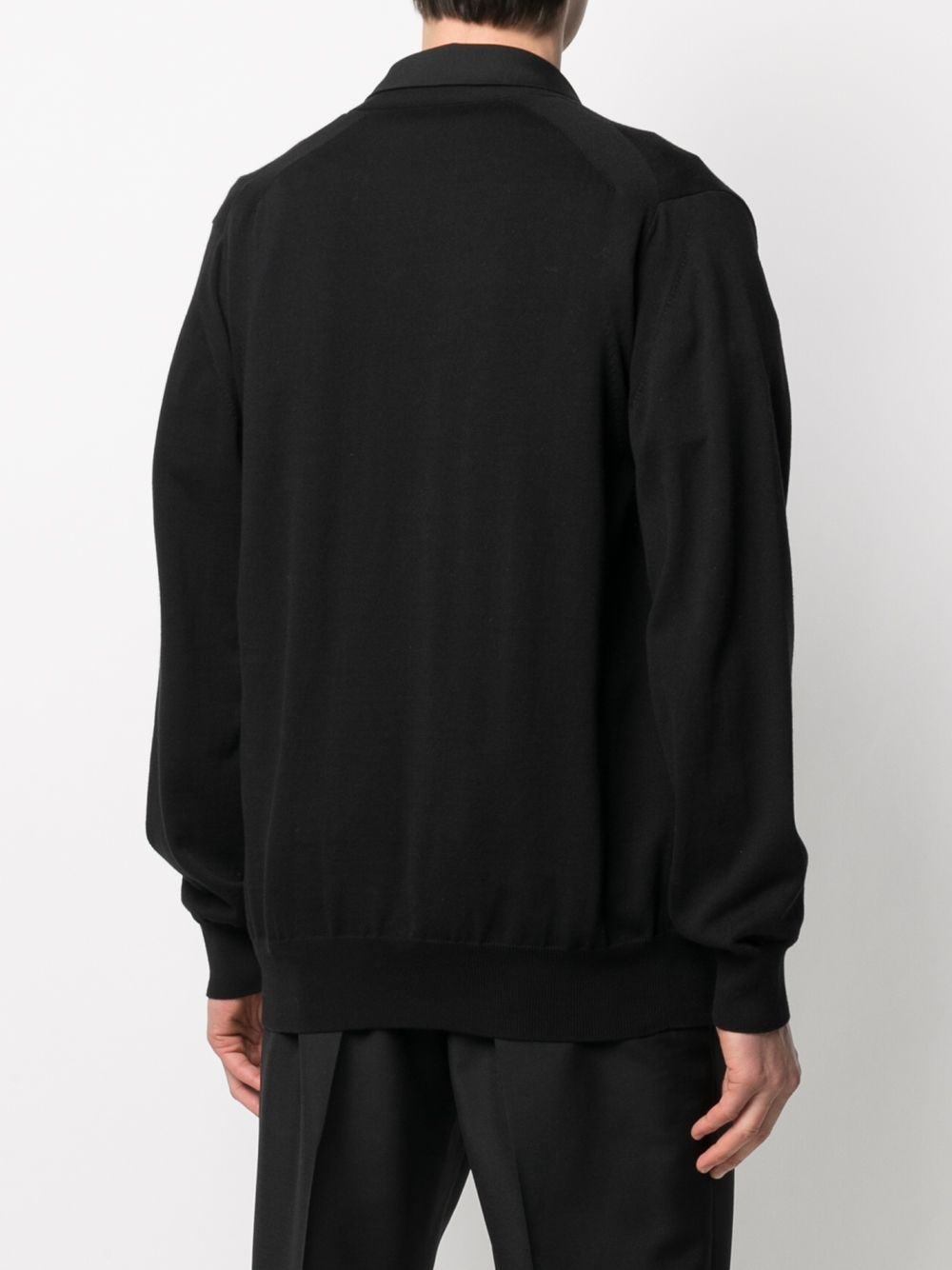 layered button-front cardigan - 4