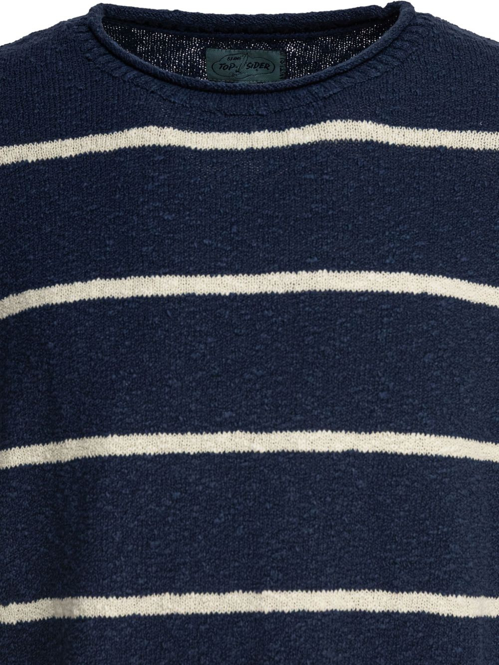 striped crew-neck sweater - 4
