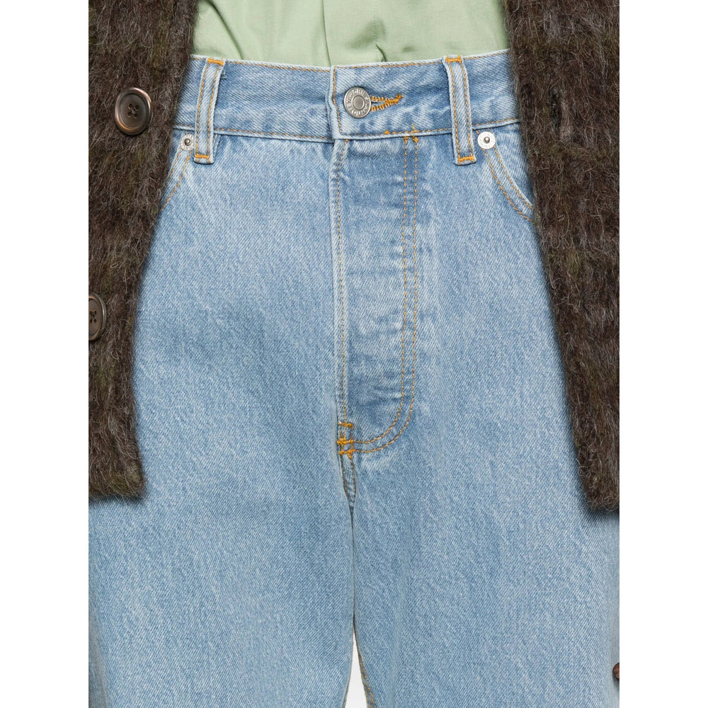 Dries Van Noten Blue Denim - Regular & Straight-Leg Jeans Men - 3