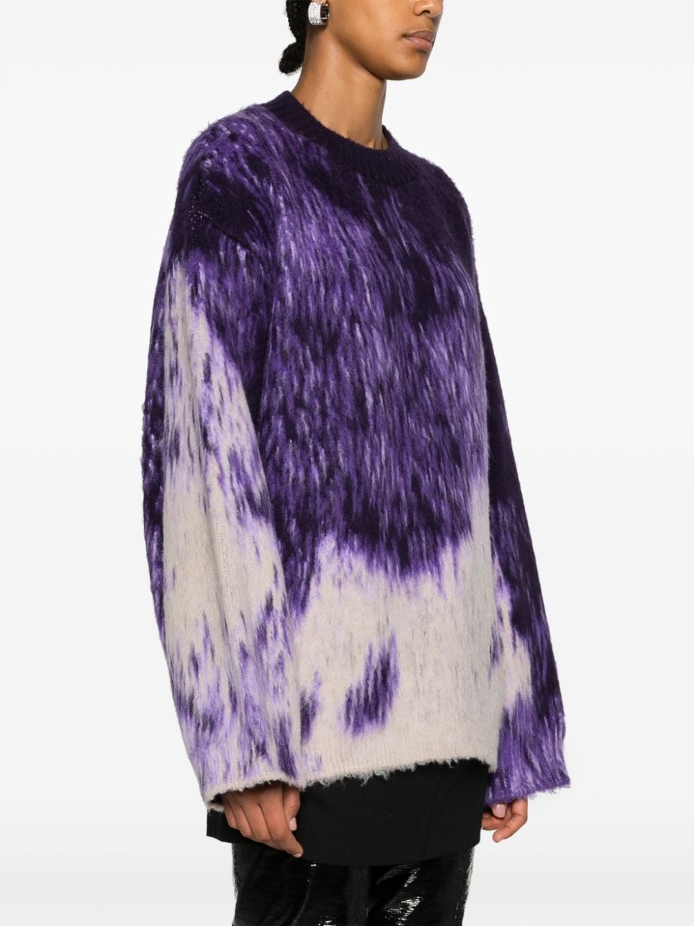 Rundie gradient-effect virgin wool blend jumper - 3