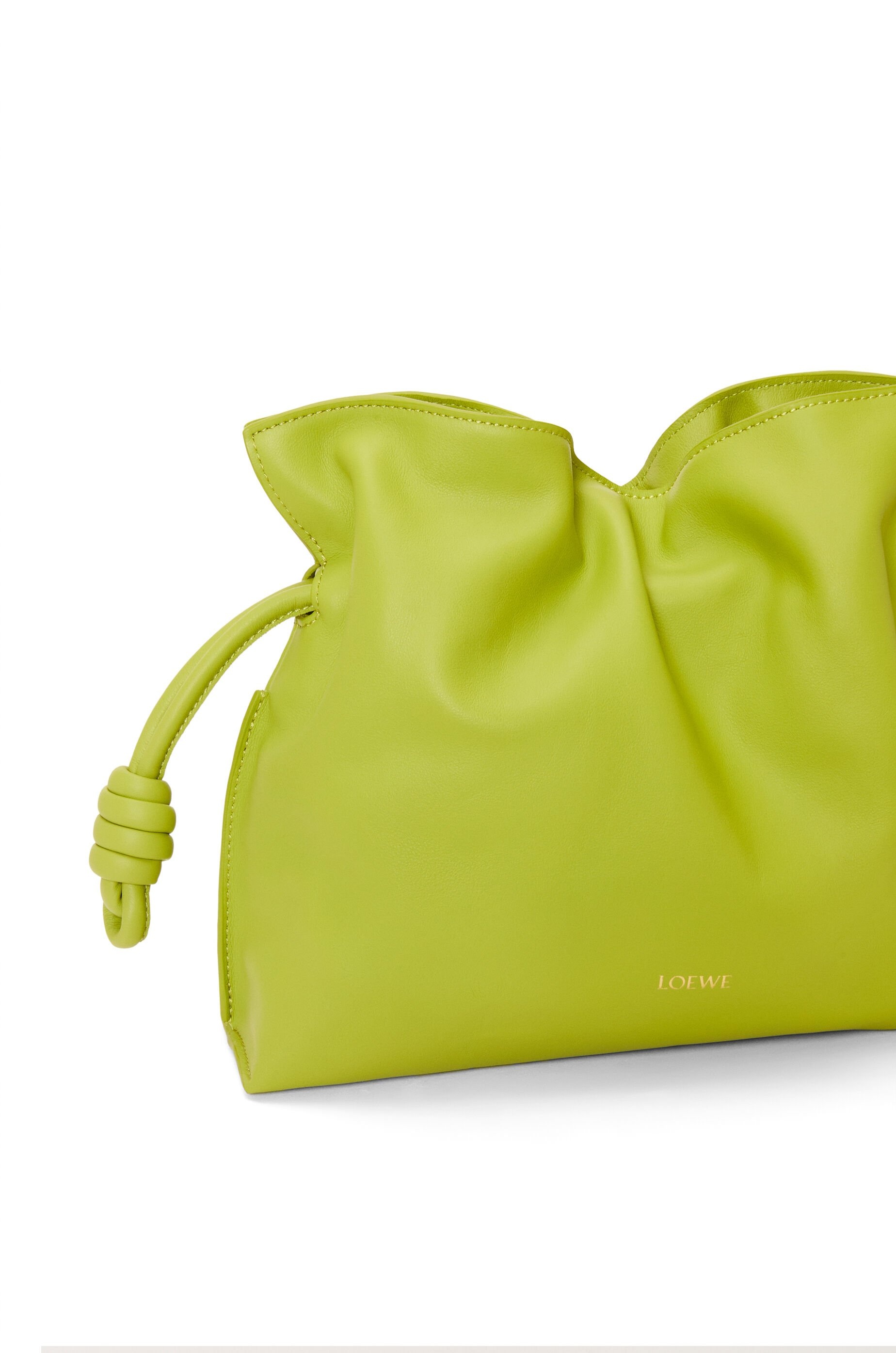 Medium Flamenco clutch in nappa calfskin - 8