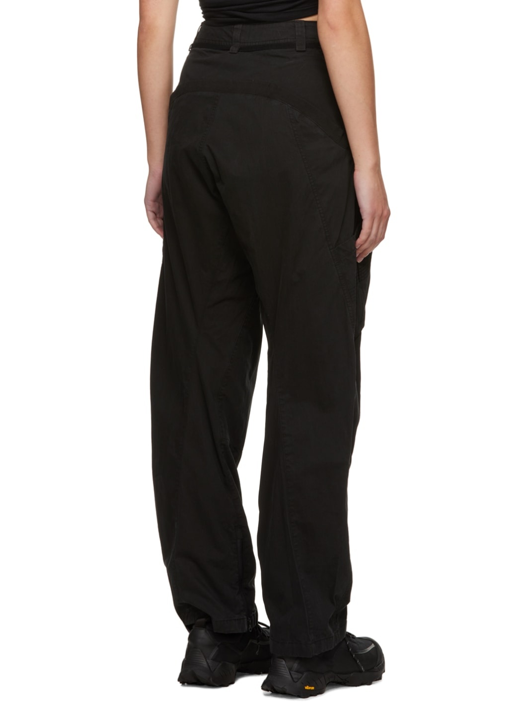 Black Utility Trousers - 3