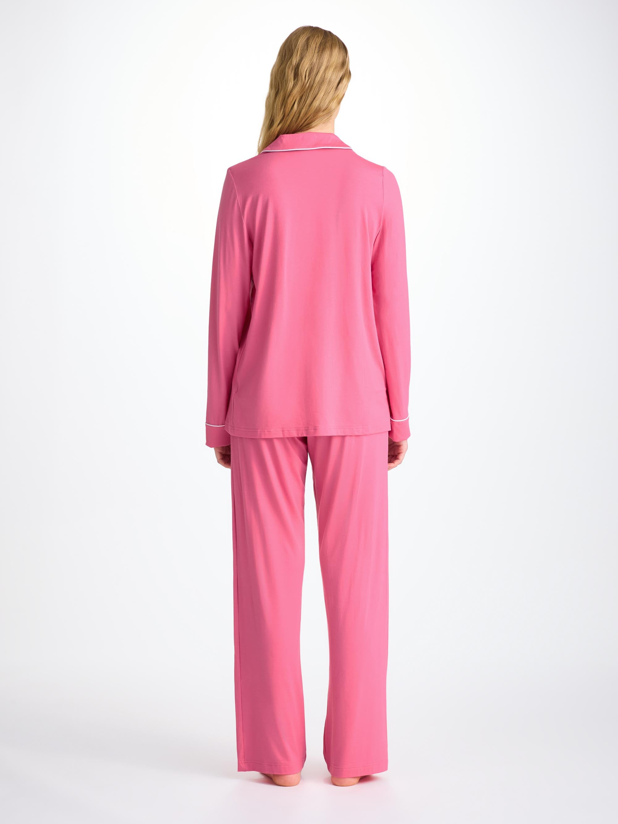 Women's Pajamas Lara Micro Modal Stretch Flamingo Pink - 4