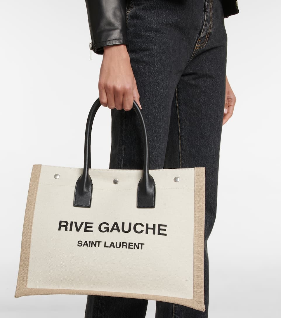 Rive Gauche Small canvas tote bag - 2