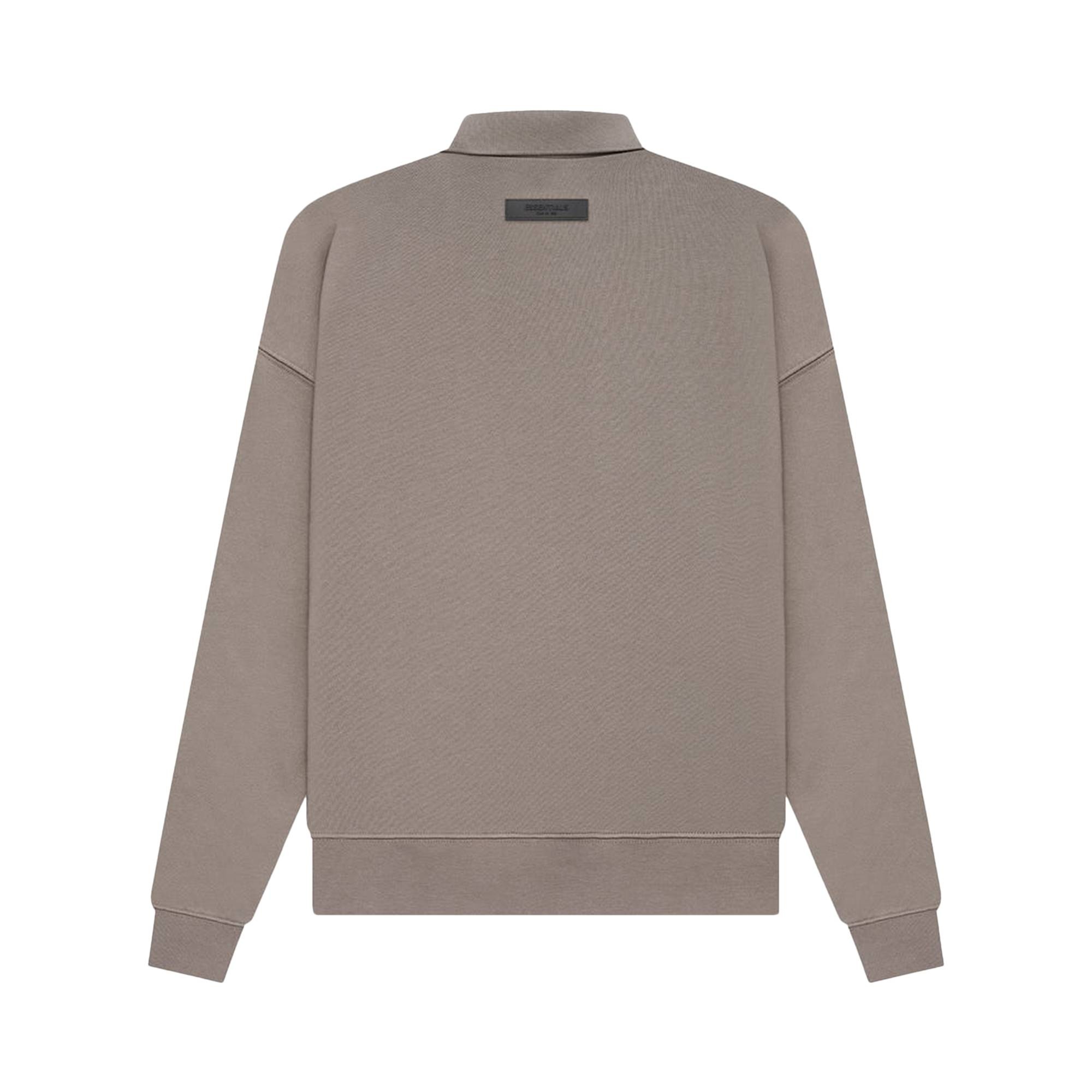 Fear of God Essentials Long-Sleeve Polo 'Desert Taupe' - 2