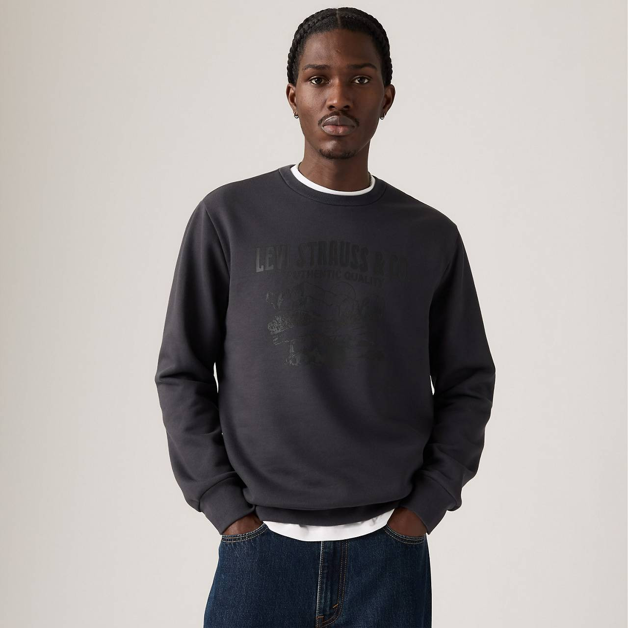 STANDARD GRAPHIC CREWNECK SWEATSHIRT - 3
