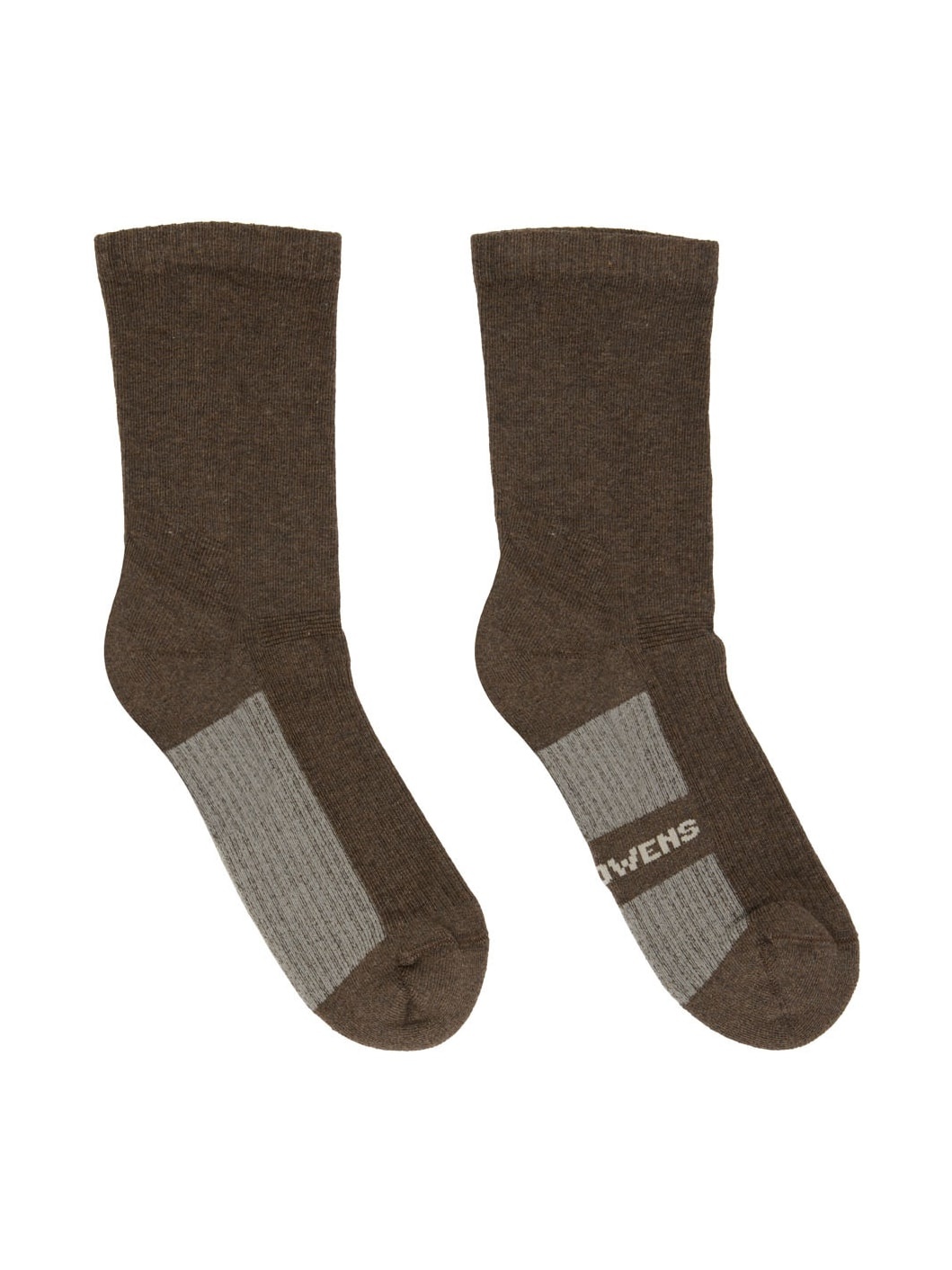 Brown Glitter Socks - 1