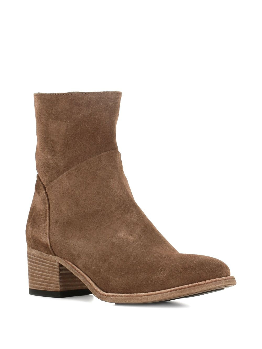 zipped block-heel boots - 2